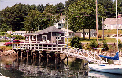 View of Cottages From the Water